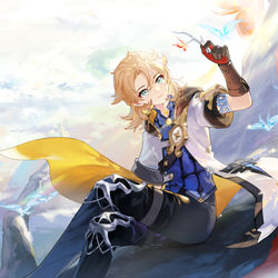 This is a pixiv picture whose title is 阿贝多老师～.