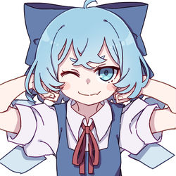 This is a pixiv picture whose title is チルノ.