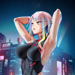 This is a pixiv picture whose title is Lucy.