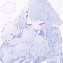This is a pixiv picture whose title is ☁.