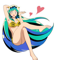 This is a pixiv picture whose title is ラムちゃん描いたら間違い探しみたいになった.
