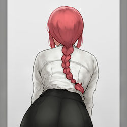 This is a pixiv picture whose title is マキマ.