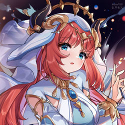 This is a pixiv picture whose title is 妮露.