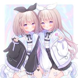 This is a pixiv picture whose title is 【お仕事】コラボパーカー🐰.