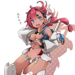 This is a pixiv picture whose title is ガンダムエアリアル.