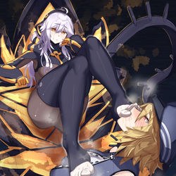 This is a pixiv picture whose title is Skeb　艦隊少女R　ライプツィヒ改　Tirpitz.