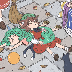 This is a pixiv picture whose title is 寝ちゃった.