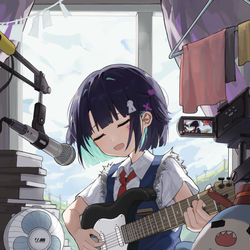 This is a pixiv picture whose title is singing.
