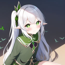 This is a pixiv picture whose title is (AI)无.