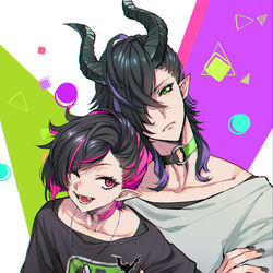 This is a pixiv picture whose title is クラブウェアおそろ着る.