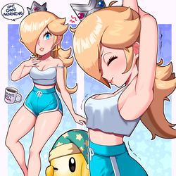 This is a pixiv picture whose title is Morning Rosalina.