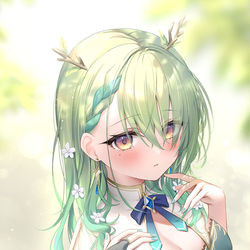 This is a pixiv picture whose title is 🌿.
