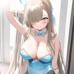 This is a pixiv picture whose title is バニーアスナ！.