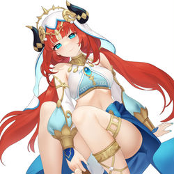 This is a pixiv picture whose title is 妮露.