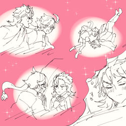 This is a pixiv picture whose title is グエルくんの夢.