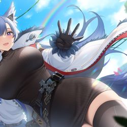This is a pixiv picture whose title is 仕事絵.