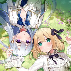 This is a pixiv picture whose title is 【アニメ化】転生王女と天才令嬢の魔法革命.