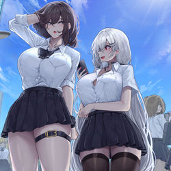 This is a pixiv picture whose title is JK.