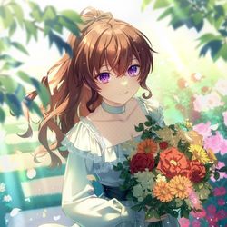 This is a pixiv picture whose title is 🌹💚.