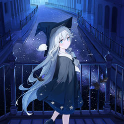 This is a pixiv picture whose title is Starry Avenue.