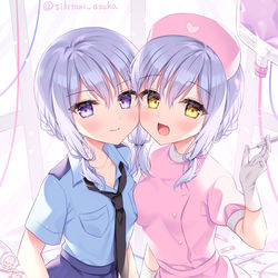 This is a pixiv picture whose title is 逃げちゃだーめ、です♥.