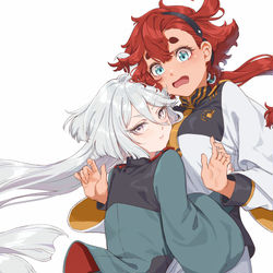 This is a pixiv picture whose title is 水星の魔女.