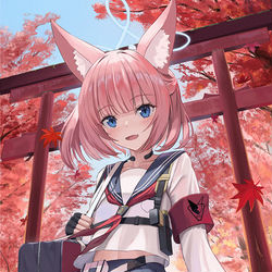 This is a pixiv picture whose title is ブルアカのニコちゃん.