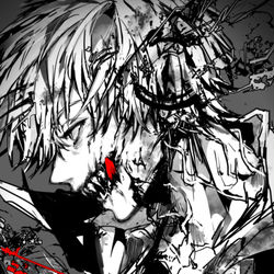 This is a pixiv picture whose title is チェンソーマン.