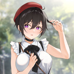 This is a pixiv picture whose title is センターちゃんとデートに.