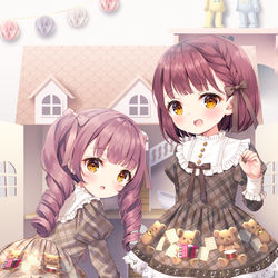 This is a pixiv picture whose title is 🐇Dollhouse🧸.