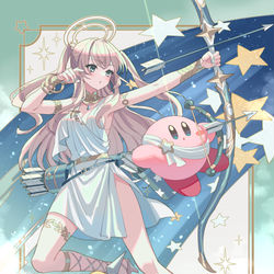 This is a pixiv picture whose title is ホロスコープカービィ　射手座.