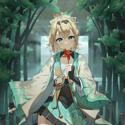 This is a pixiv picture whose title is 風真いろは.
