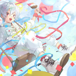 This is a pixiv picture whose title is まふまふさん誕生祭2022.