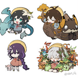 This is a pixiv picture whose title is 神々の人形.