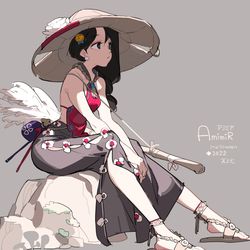 This is a pixiv picture whose title is AmimiR halloween2022.