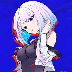 This is a pixiv picture whose title is Lucy-2077.