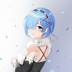 This is a pixiv picture whose title is Day55 蕾姆.