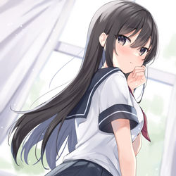 This is a pixiv picture whose title is ひみつの時間.
