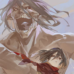This is a pixiv picture whose title is ミカサ・アッカーマン.