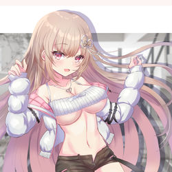 This is a pixiv picture whose title is skeb依頼 Vtuber綵てまりさん.