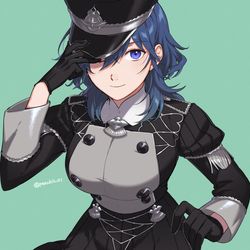 This is a pixiv picture whose title is 制服べレス先生.