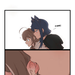 This is a pixiv picture whose title is You're so cute.