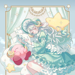This is a pixiv picture whose title is ホロスコープカービィ　牡羊座.