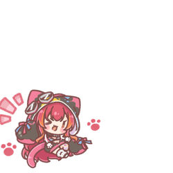 This is a pixiv picture whose title is ぷちサイズつなちゃん🍒✨.