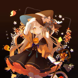 This is a pixiv picture whose title is 秋の魔女ちゃん🍁.