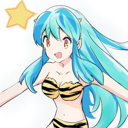 This is a pixiv picture whose title is うる星やつら落書き.