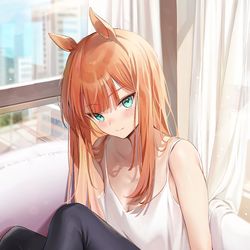 This is a pixiv picture whose title is サイレンススズカ.