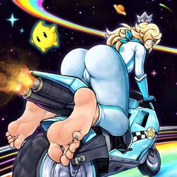 This is a pixiv picture whose title is Biker Rosalina.