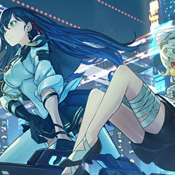 This is a pixiv picture whose title is リンヤ＆ラビィ.