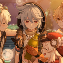 This is a pixiv picture whose title is ブリーズブリュー祭.